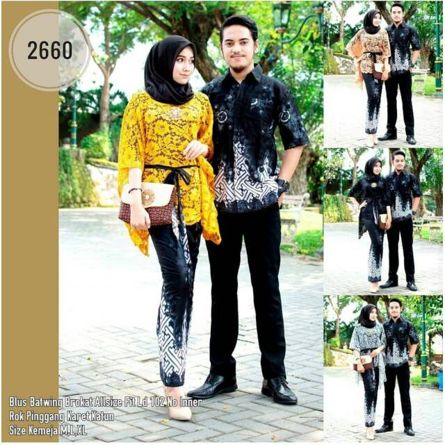BATIK COUPLE SET BATWING