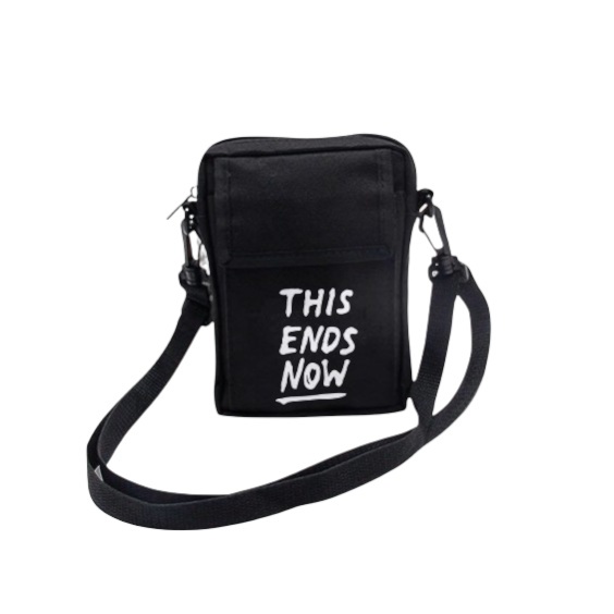 Grosir tas slempang mini pria Termurah / Sling bag Mini Sablon [A66]