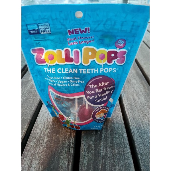 

Zollipops The Clean Teeth Sugar Free 13-15gr. Mixed Flavoured.