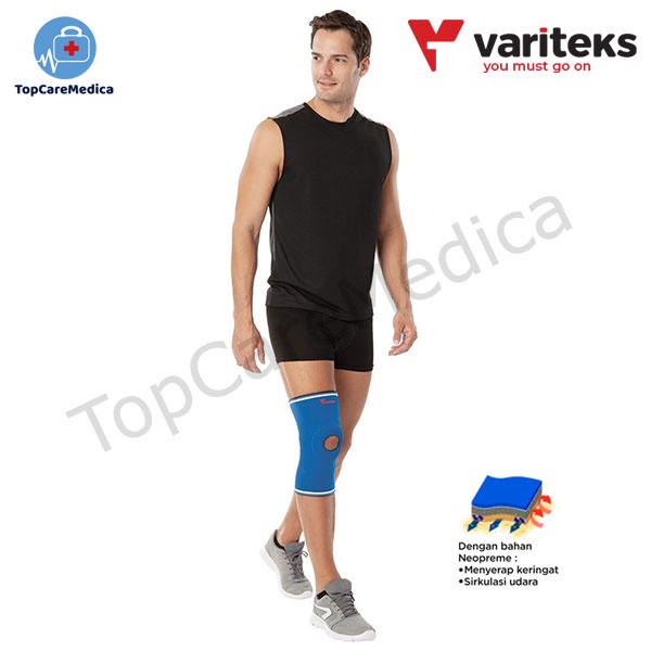 [822] Variteks Knee Brace With Patella Support (Penyangga Lutut)