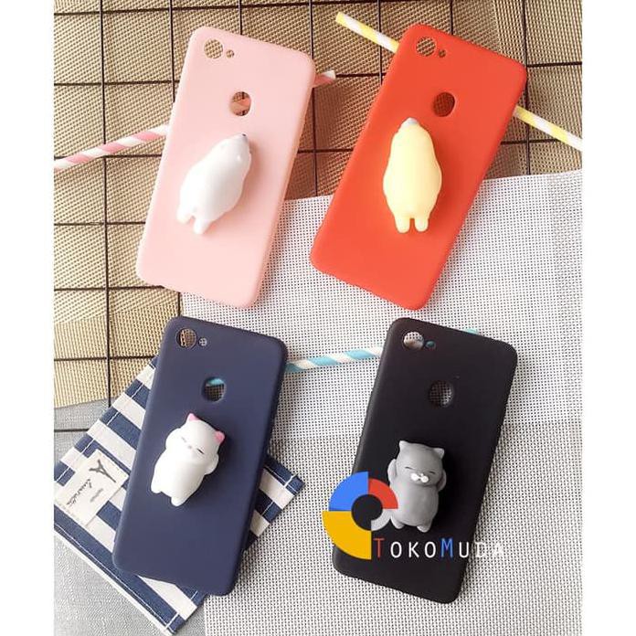 New Squishy Case Soft Oppo F7 Vivo V7 V9 Casing Oppo F7 F5 F3 Plus Pro - Hitam Move To Mymisi