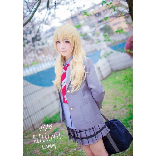 KOSTUM COSPLAY KAORI MIYAZONO SHIGATSU WA KIMI NO USO