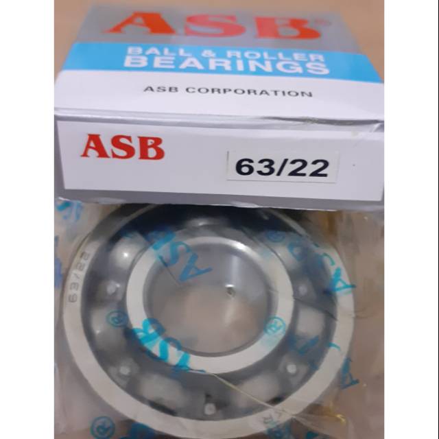 Ball bearing 63/22 ASB