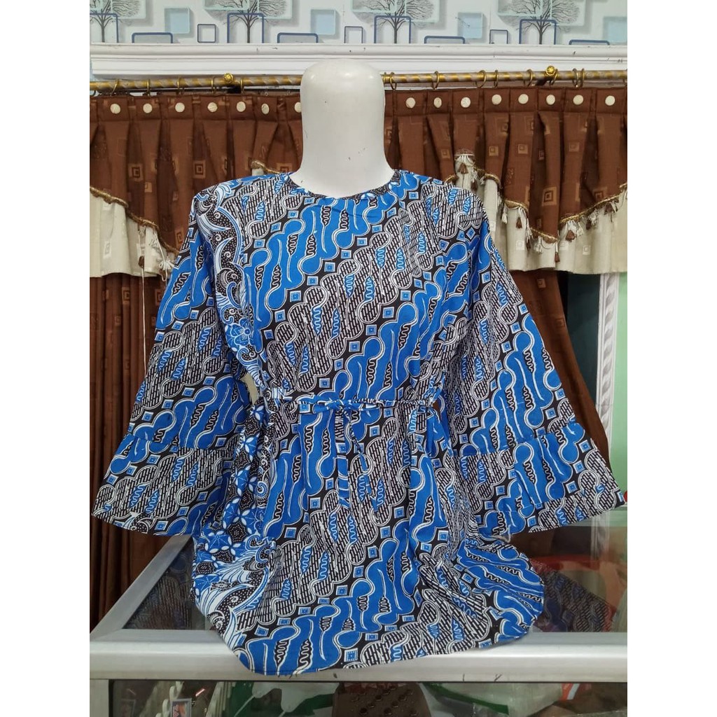 NEW!!!! APRIVAL BATIK ATASAN/BLOUSE SERAGAM KANTORAN/ATASAN BATIK WANITA TERMURAH MODERN-4