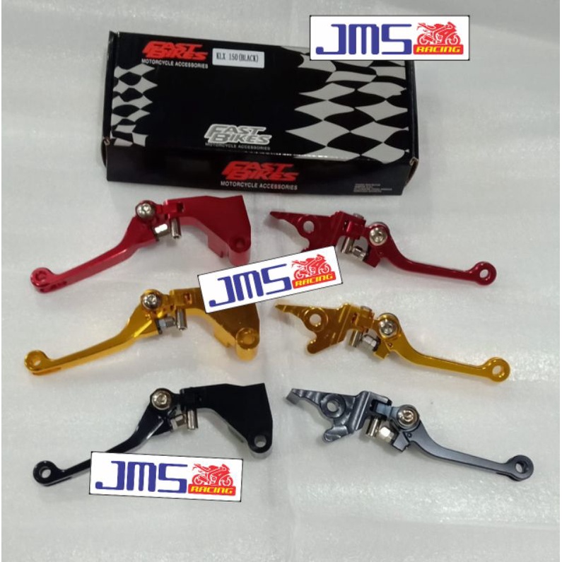 handle rem pegangan rem kiri kanan fastbikers kawasaki klx 150 cnc set full cnc