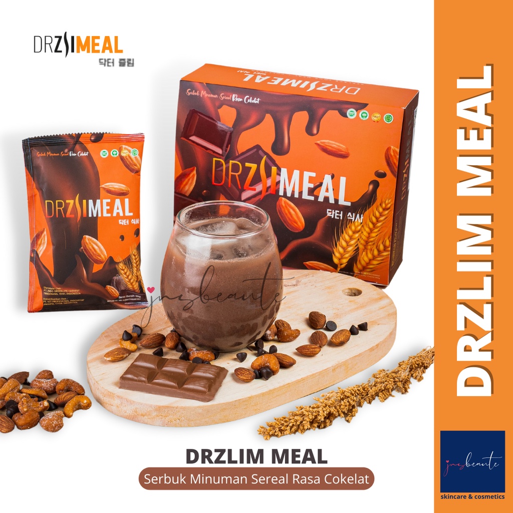 

DRZLIMEAL Meal Replacement with Collagen/ Minuman Pengganti Makanan Rasa Coklat