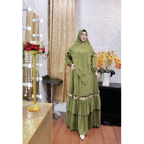 Gamis syar'i adiba syar'i by arsyakayla