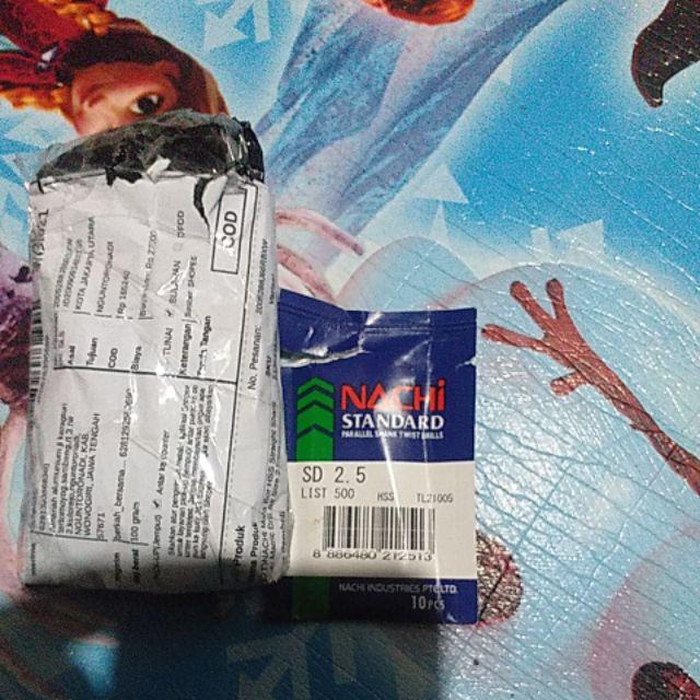 (b2t)nachi Mata Bor Hss Straight Shank Spiral Matric Drill Bit Size 2.5mm