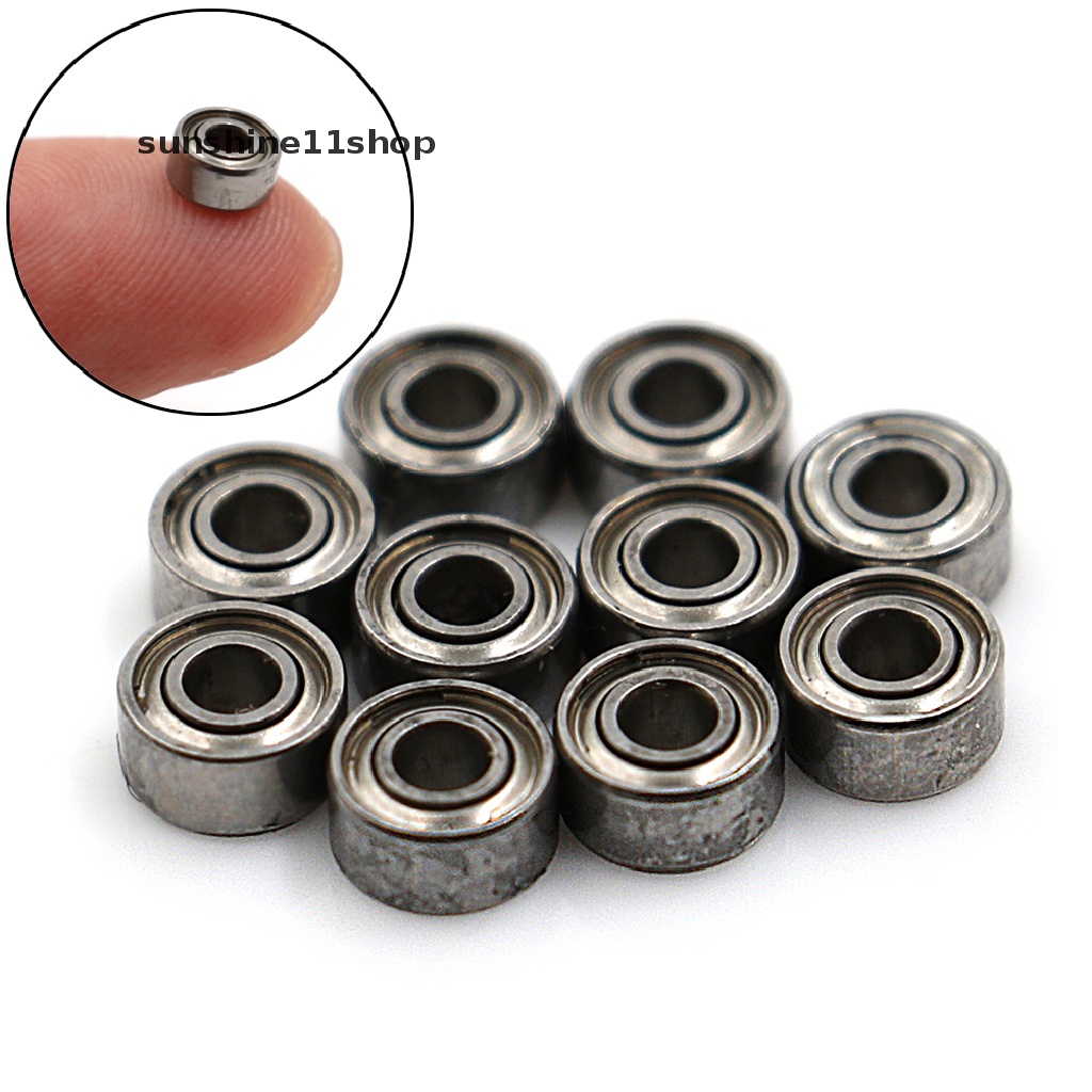 Sho 10pcs bearing MR52ZZ Miniatur Presisi 2x5 X 2.5mm Untuk Fidget Spinner