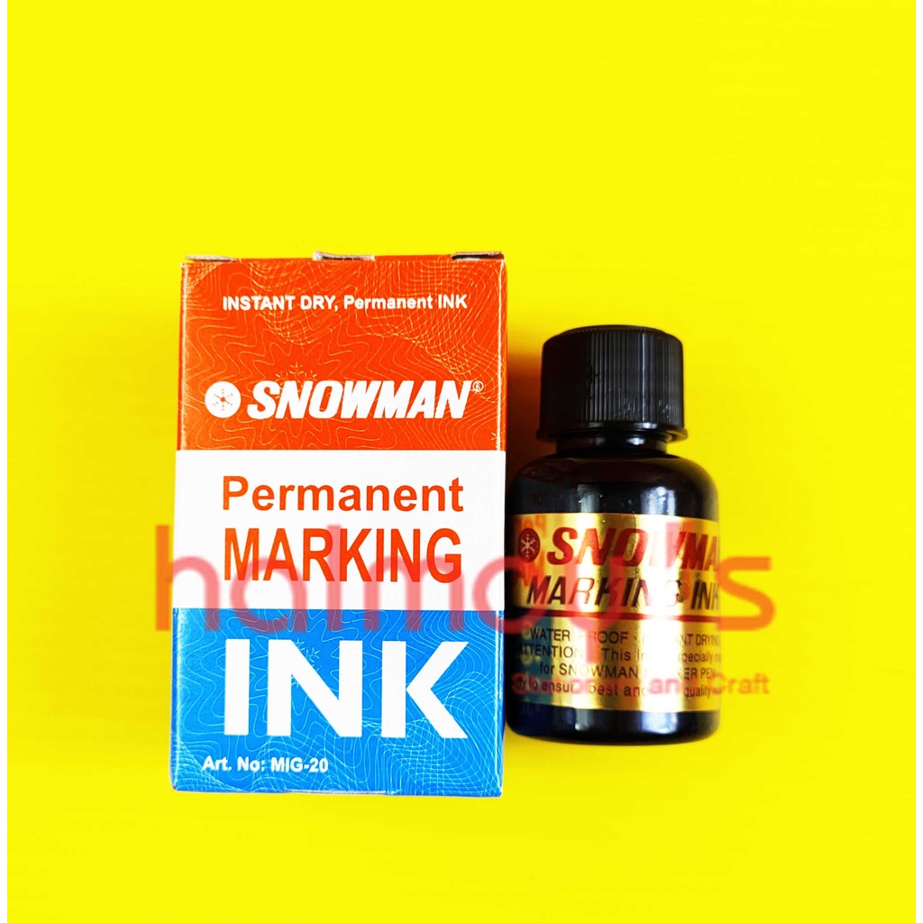 

REFILL / TINTA SPIDOL SNOWMAN PERMANENT MARKER HITAM