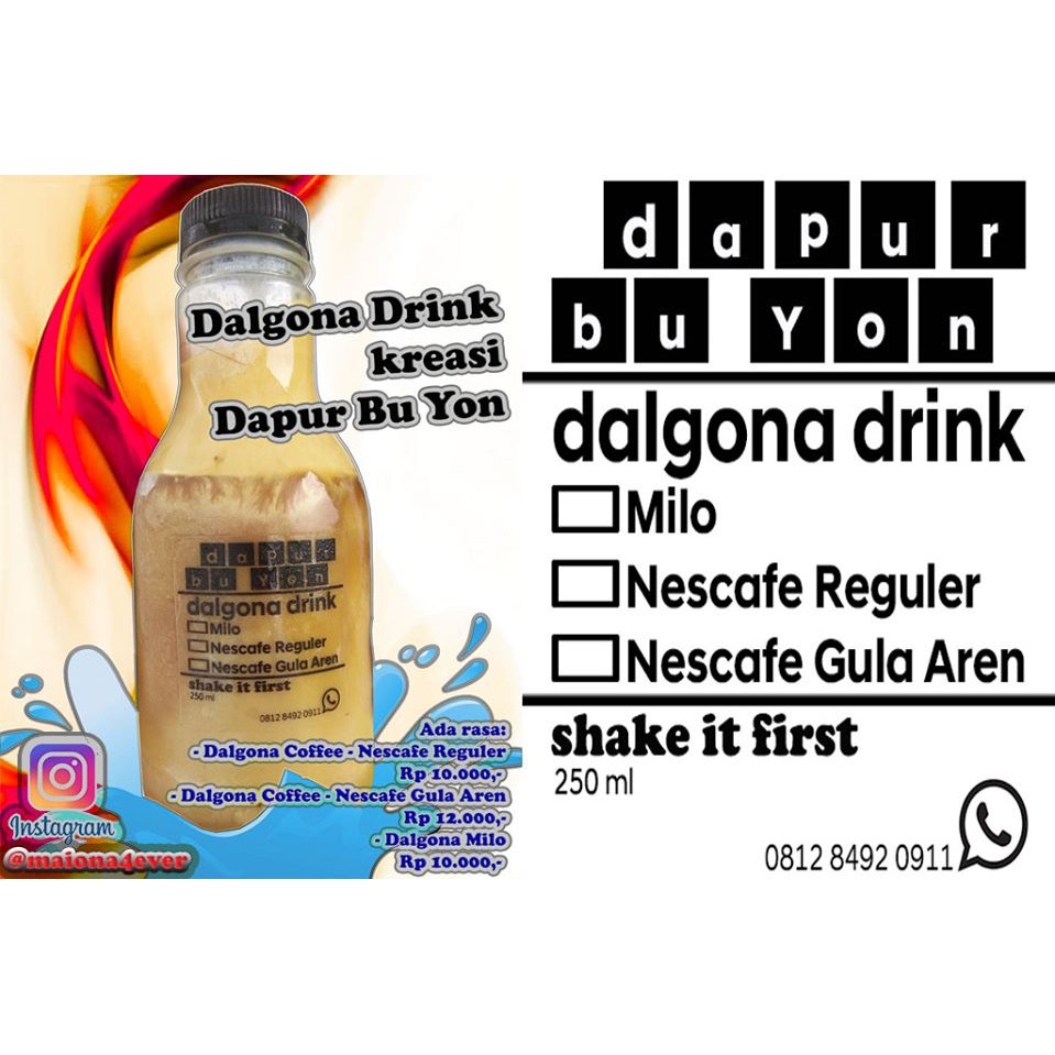 

dalgona drink reguler