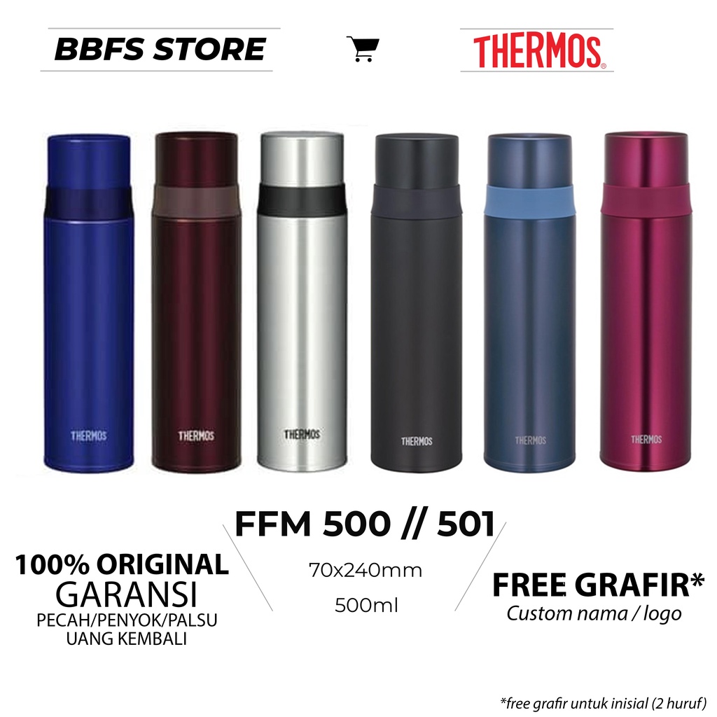 Thermos Bottle with Stopper FFM-500 500ml