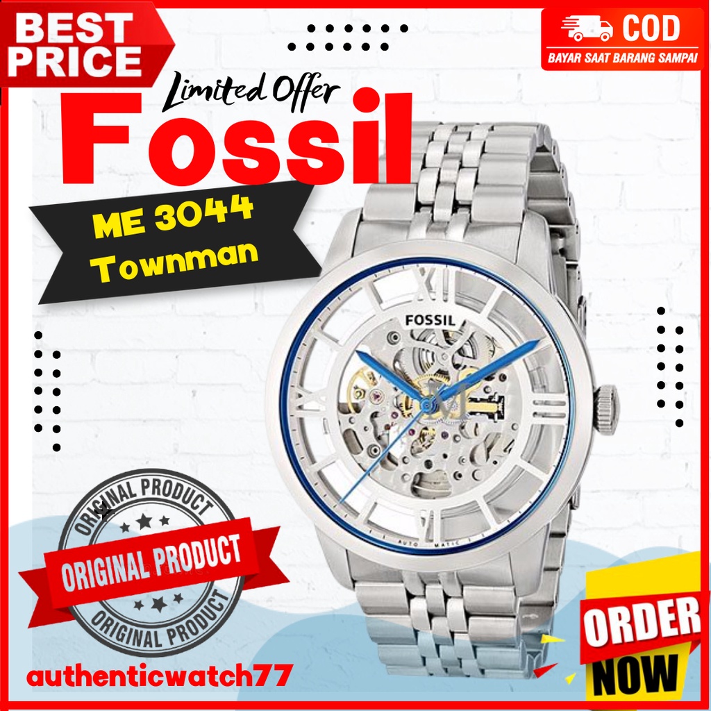 JAM TANGAN PRIA ORIGINAL JAM TANGAN FOSSIL ORIGINAL Fossil Townsman ME 3044 Original  Automatic