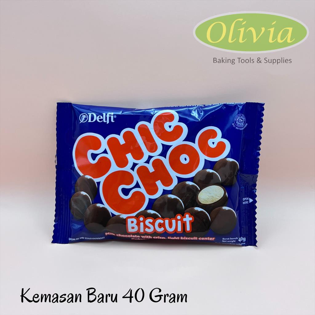 

Delfi Chic Choc Biscuit Chocolate Ball / Bola Cokelat / Coklat 40 gr