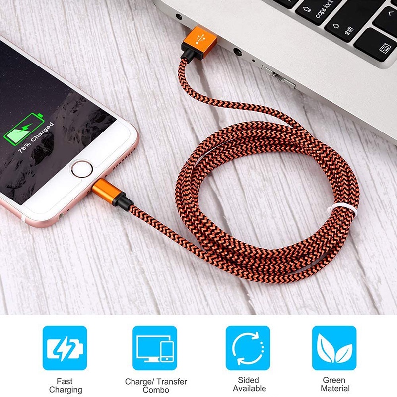 Charger Cable for ios iPhone iPad 3ft/1m Mobile Phone Cable Fast iPhone Charging Cord Nylon Braided iPhone Charging Cable for iPhone 13 13Mini 13Pro 12 12Mini 12Pro 12ProMax 11 Pro max/XR max/8/7/6/6s/SE 2020 iPad