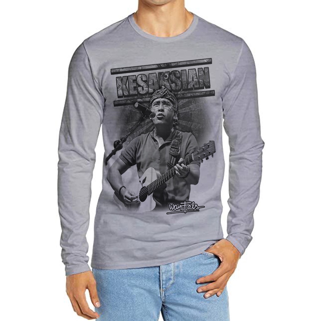 KAOS LENGAN PANJANG PRIA / KAOS LENGAN PANJANG JUMBO PRIA ( KESAKSIAN)