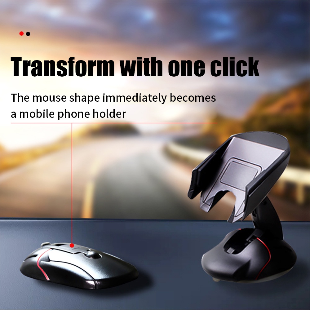 360 ° Bracket Dudukan Handphone Universal Model Lipat Untuk Dashboard Mobil