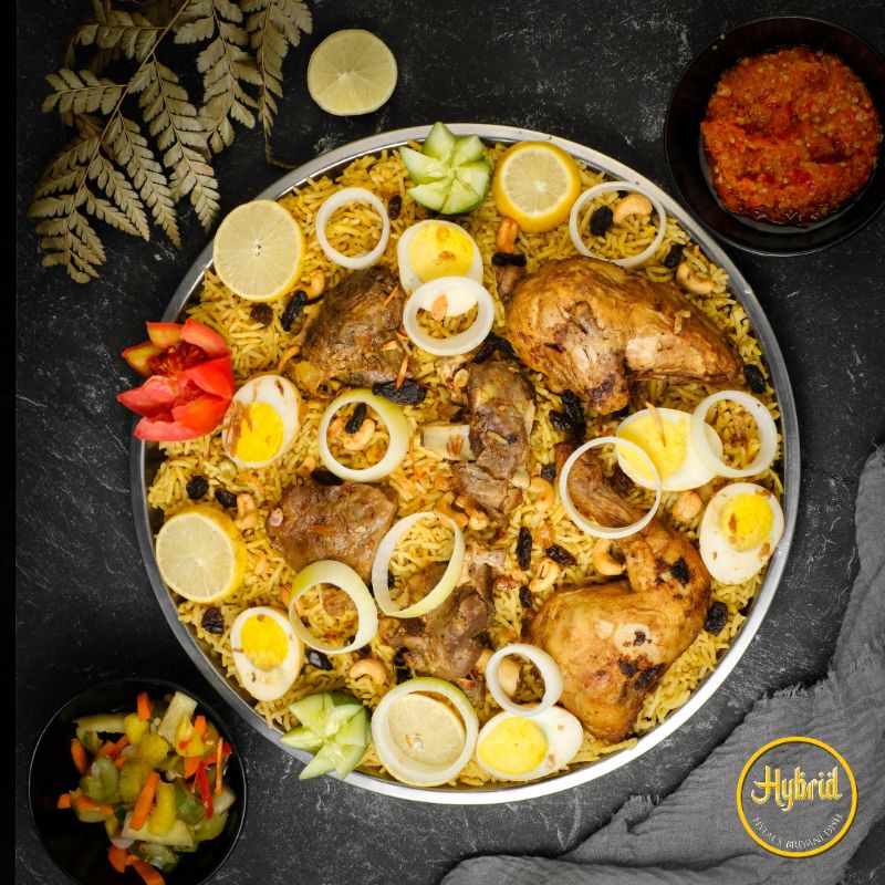 

Nampan Kebuli Ayam/Kambing/Sapi/Bebek Porsi 6-8 Orang (PreOrder H-1)