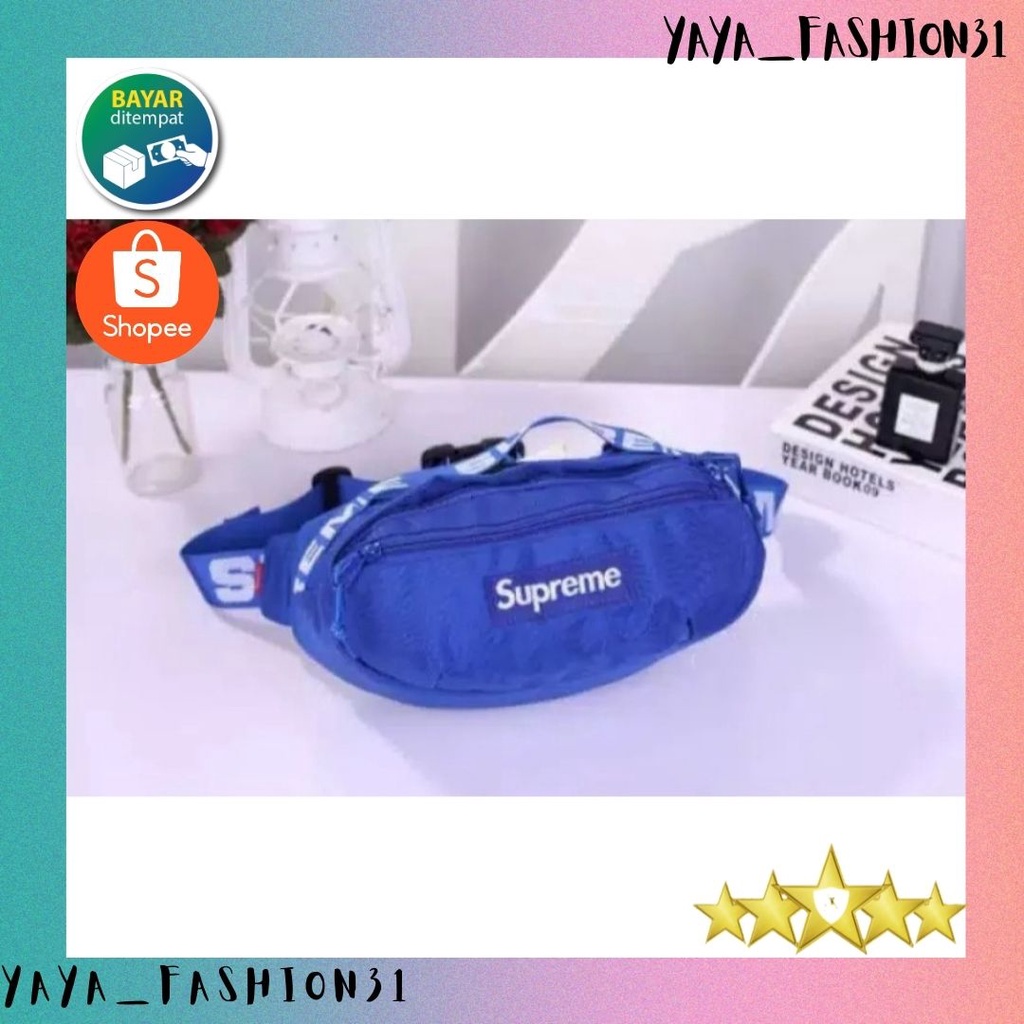 OBRAL SUPREME MIRROR READY MURAH GRADE ORI CORDURA IMPORT TERMIRIP Waistbag Tas Selempang