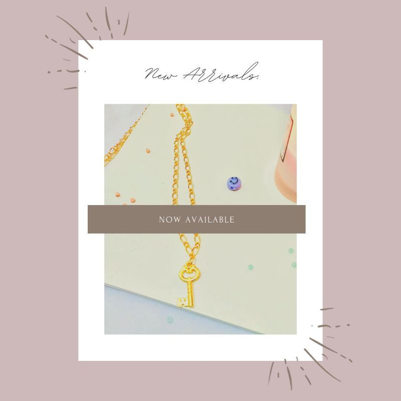 Kalung Rantai Kunci/Gembok/Couple
