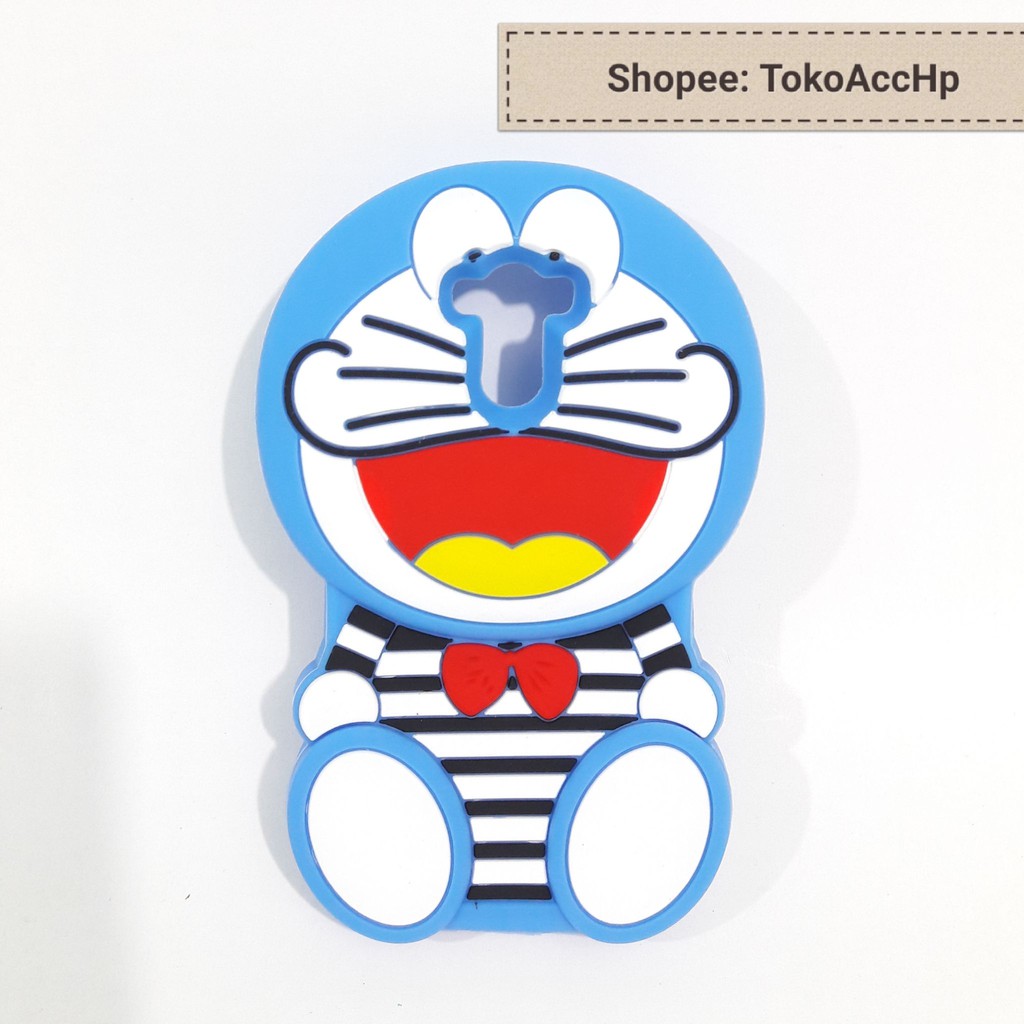 Silicon Case 3D Strip XIAOMI REDMI  4 PRIME silikon tebal karakter lucu / case anak anak warna biru / pelindung hp