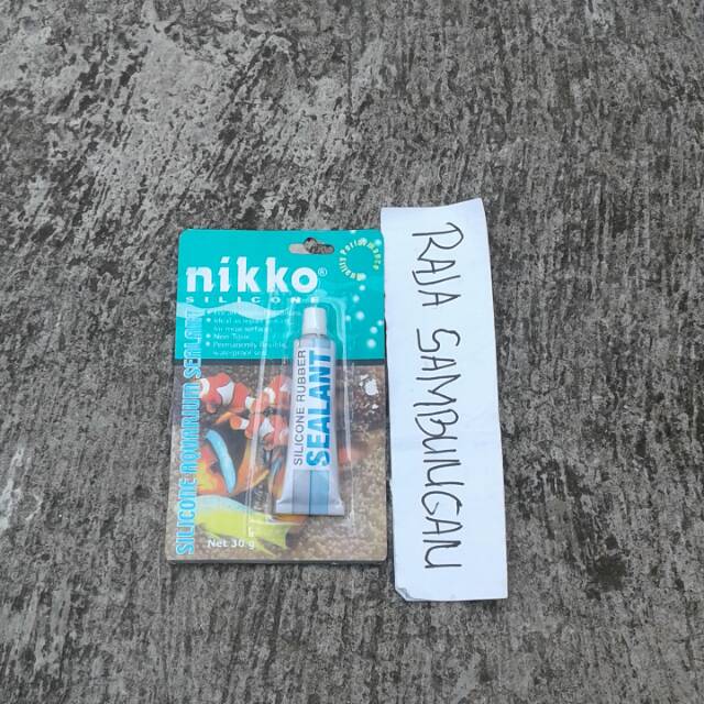 

lem kaca Nikko 30 gram lem kaca Aquarium lem logam lem karet lem kayu Nikko DISKON6