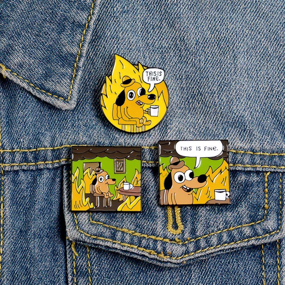 [Elegan] Animeini Baik Kreatif Anak Klasik Karakter Kerah Bros Hadiah Untuk Wanita Lencana Pin Brooch Pin