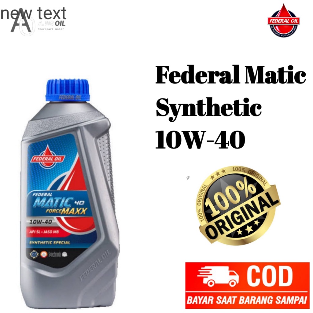 OLI OIL FEDERAL MATIC 30 ECOMAXX 800ML SYNTHETIC SPECIAL 10W-30 API SL