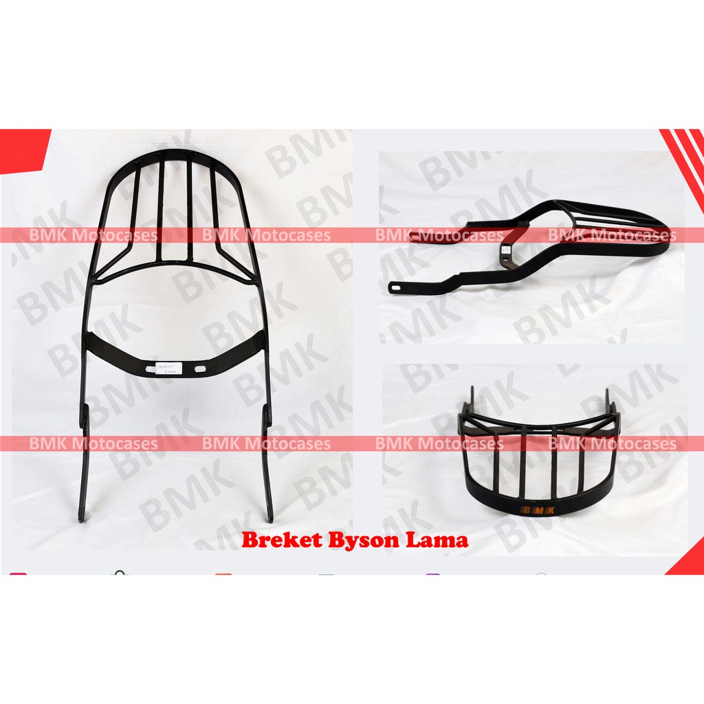 Breket / Bracket / Behel / Dudukan Box Motor Monorack / Statis Byson Lama / Byson Karbu Bukan Kucay