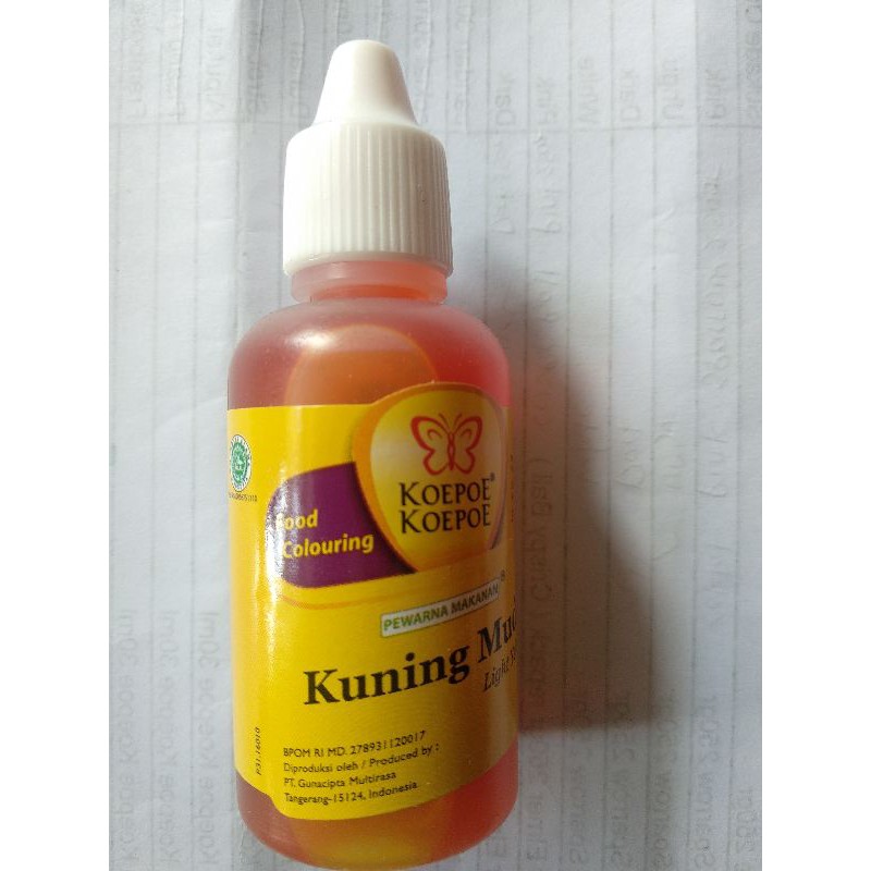 

Pewarna Kuning Muda 30 ml Koepoe