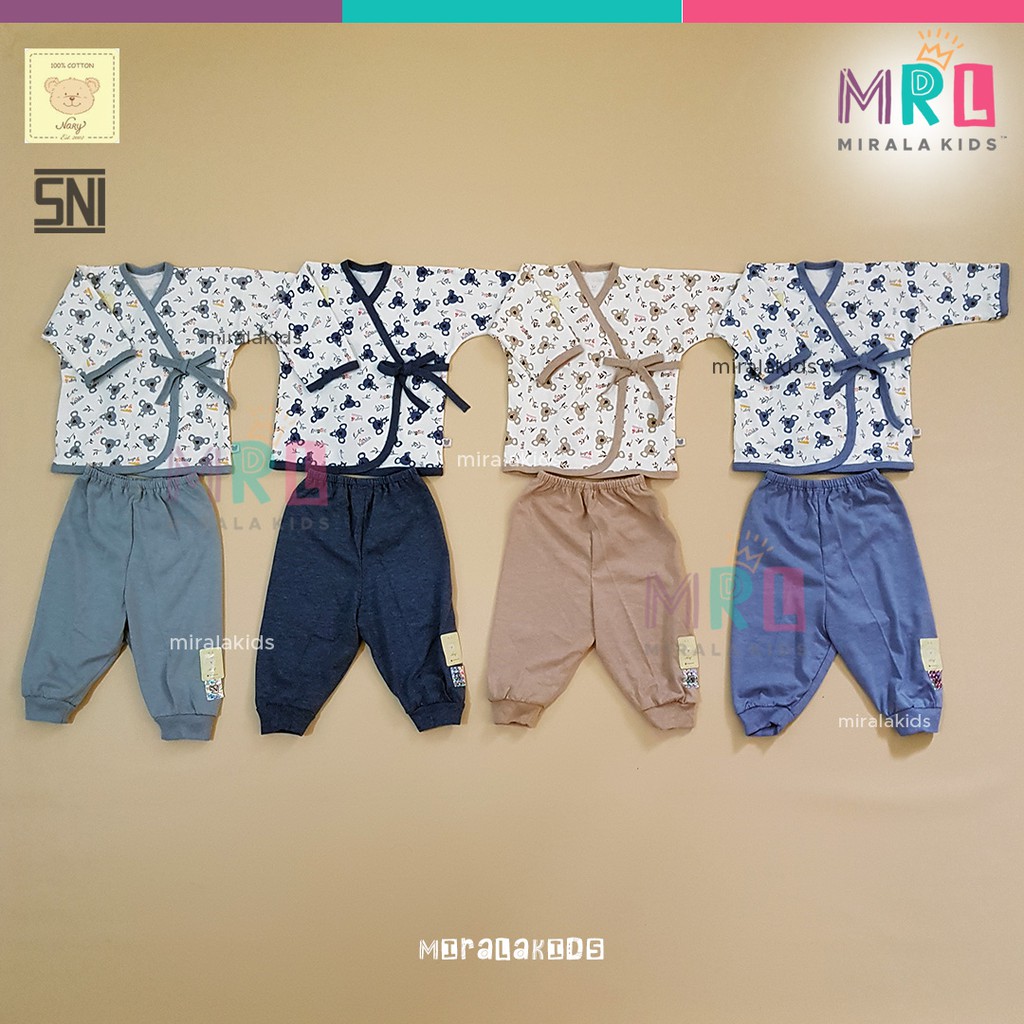 Nary Kimono Bayi SNI Motif Mix - Lengan Panjang