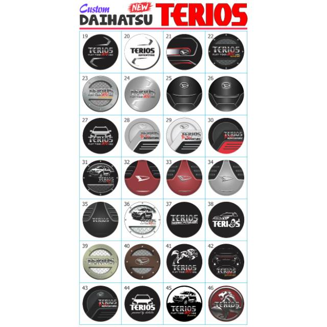 Cover ban terios/ Sarung ban terios