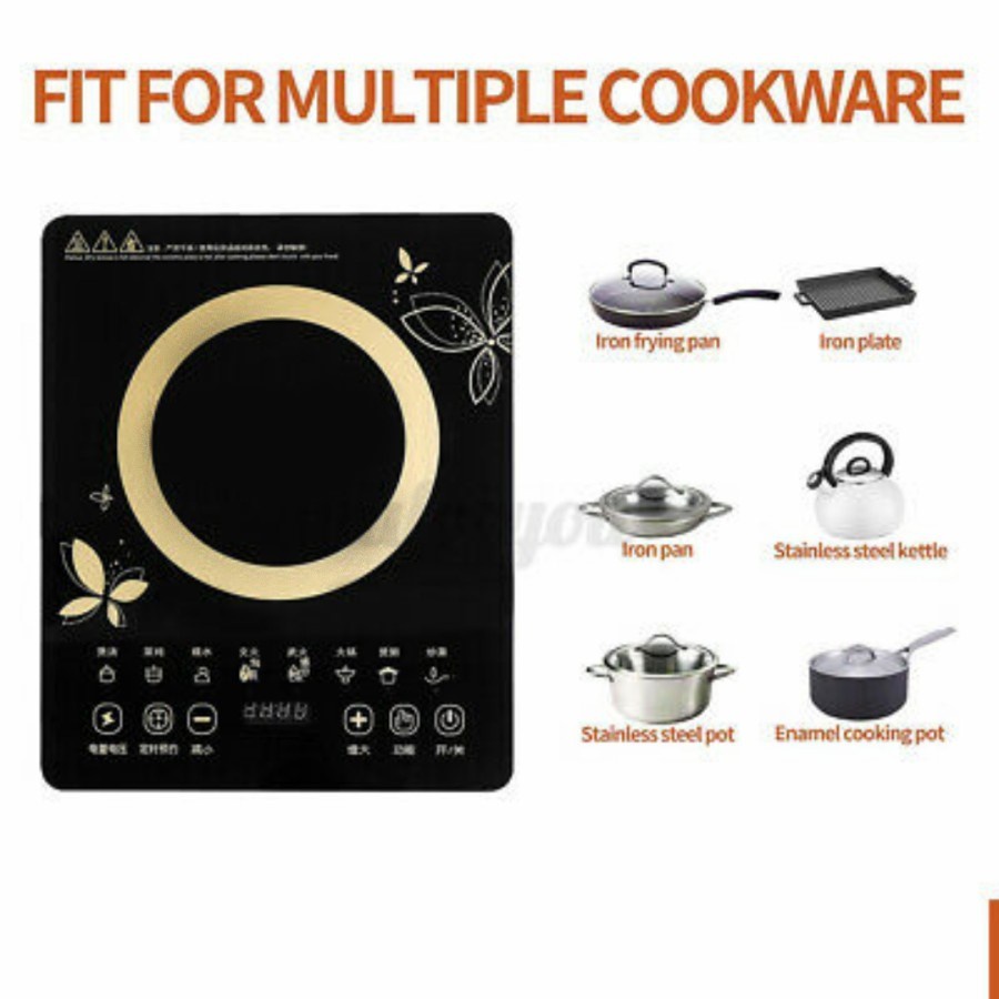 (KJO) Kompor Listrik Portable Induksi / kompor listrik / kompor induksi / kompor murah Induction Cooker Touch Control