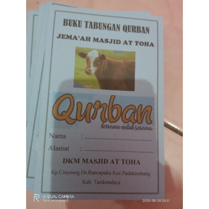 Buku Tabungan Qurban Shopee Indonesia