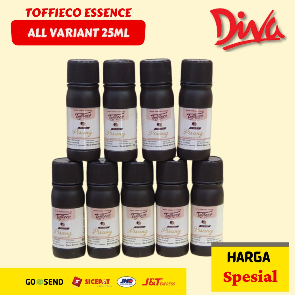 

[25ml] Toffieco Essence all varian / Tofieko / bubblegum / melon / greentea / cheese / mint / grape / lemon / vanilla / pisang