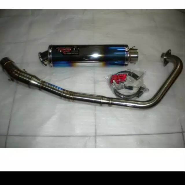 Knalpot r9 honda mega pro & gl pro original