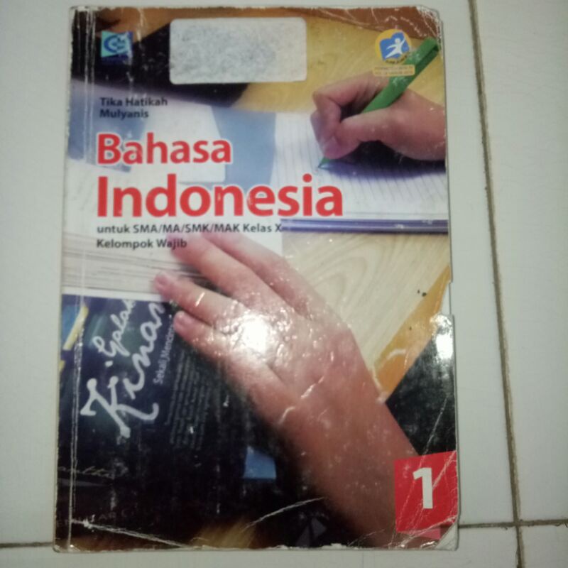 

BUKU BAHASA INDONESIA KELAS 10 (BEKAS)