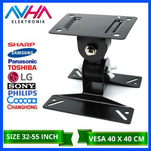 Bracket LED TV 24 Inch Swivel 4 arah Termurah