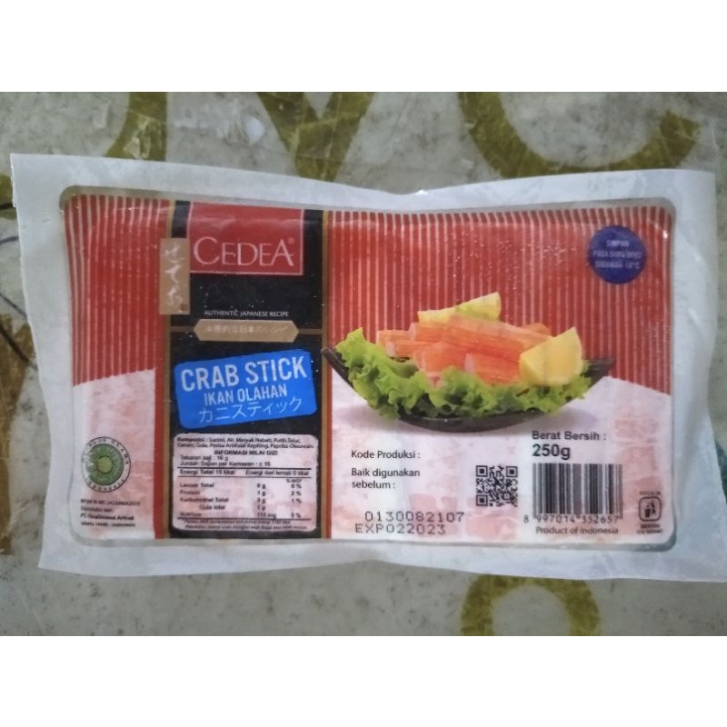 

Crab Stik Cedea 250 gr