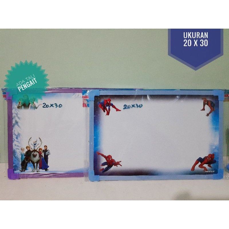 Papan Tulis Fancy Whiteboard Fancy Kecil 30 x 20 cm