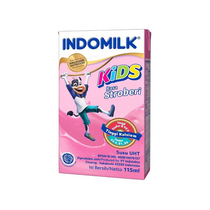 

Indomilk Kids Susu UHT Rasa Stroberi 115ml