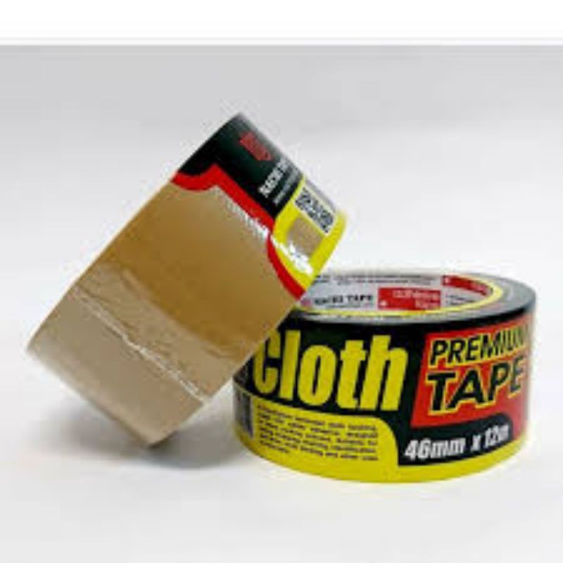 

Nachi Cloth Tape Lakban Kain 48 mm / 2 Inch x 12 meter Cream / Coklat