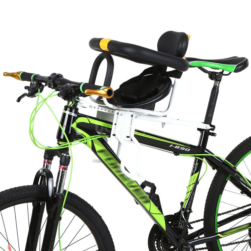 bike with front child carrier