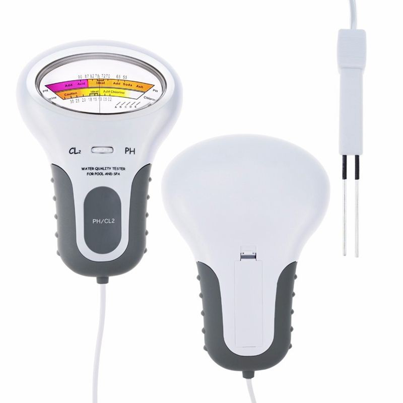 Ph Chlorine Tester Kaporit Cl2 Clorin meter air kolam