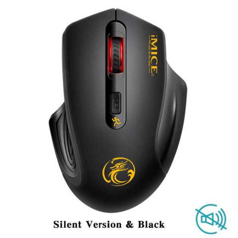 Mouse Gaming silent click 2000 DPI tidak berisik