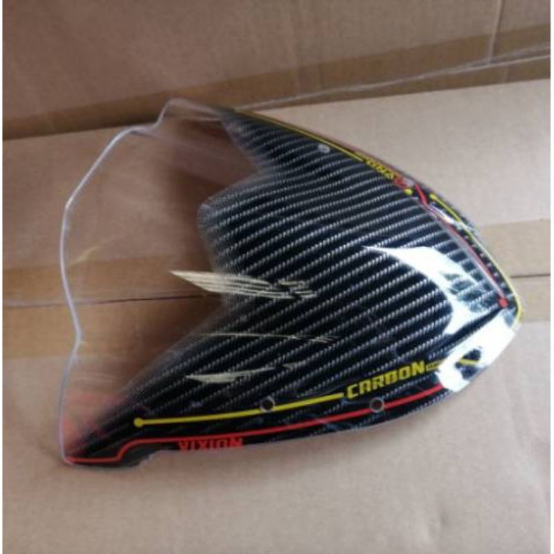 Visor Vixion NVL/Vixion Old Merk VND Karbon original