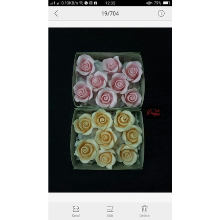 

(456/PARL3) Gumpaste Flower Sugar Flower/Bunga Gumpaste Small Rose