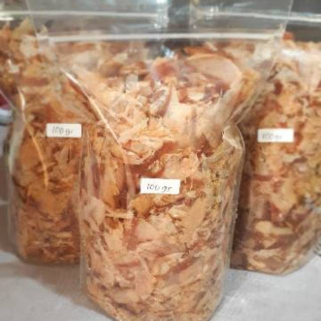 

KATSUOBUSHI 30 Gram ECER IKAN CAKALANG SERUT
