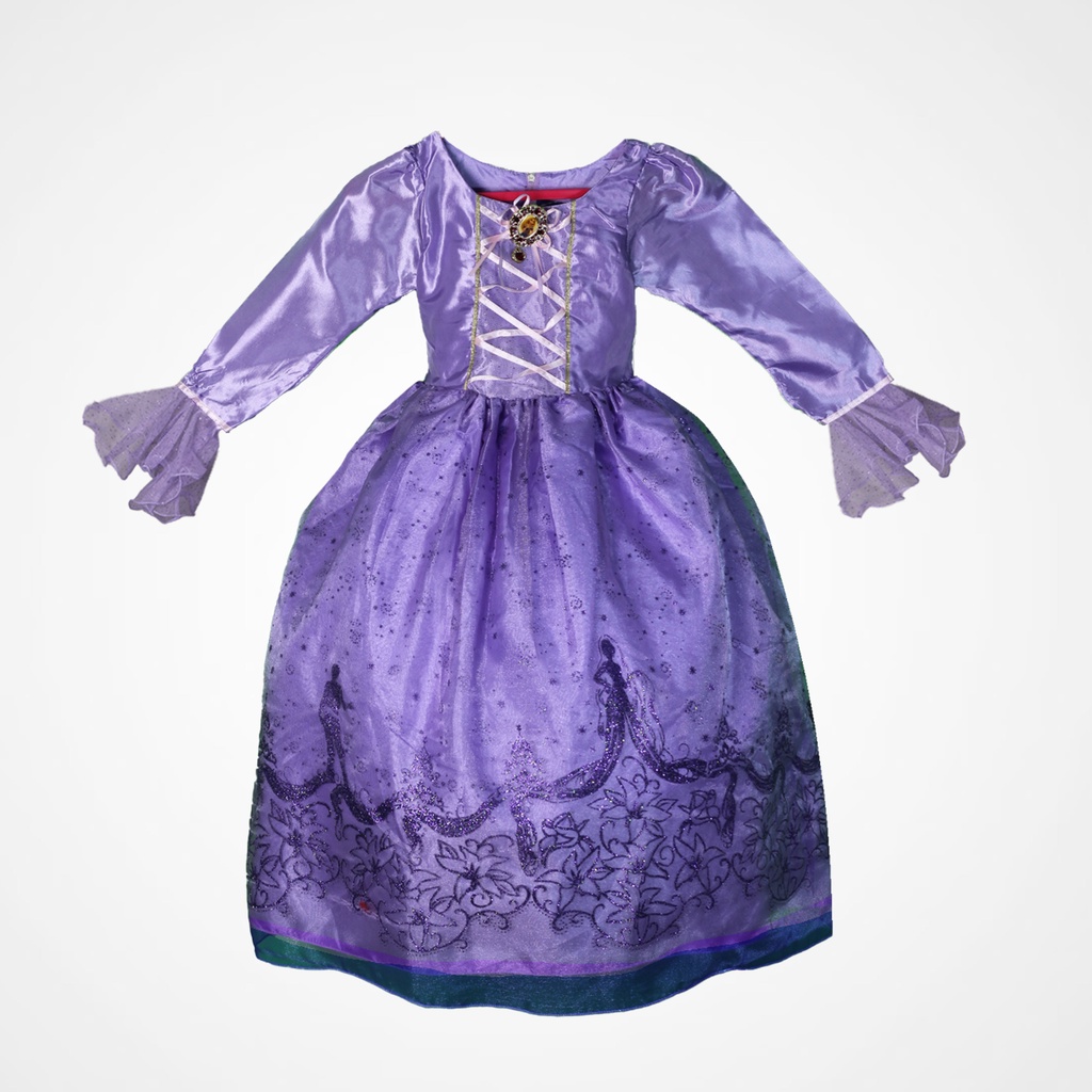 Graziella Dress Anak Perempuan Karakter Rapunzel Lace Premium 1520M