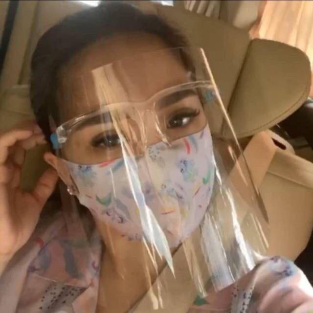 YBS Face shield Nagita - Pelindung wajah kacamata nagita